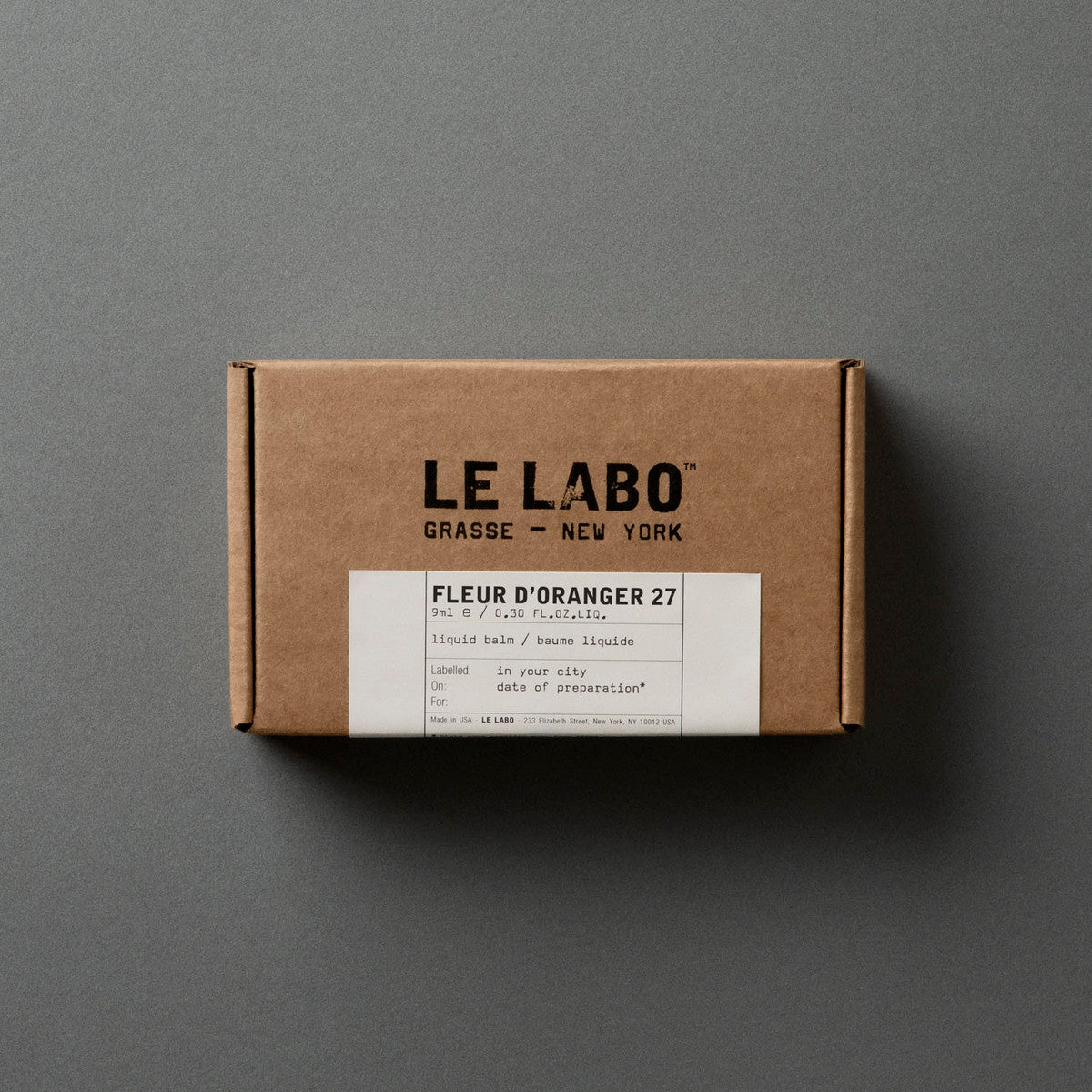 Le Labo Fragrances FLEUR D'ORANGER 27 | liquid balm